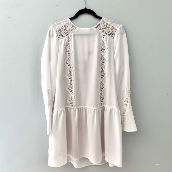 🔴 BCBGMAXAZRIA White Jayn Dress - Picture 2 of 7